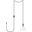 Destry 1 Light Brass Plug-In Pendant With Clear Glass LDPG2244BR