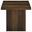 Devar Square Engineered Wood Side End Table In Dark Pine