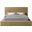 Dexter Corduroy Fabric Full Bed In Camel