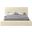 Dexter Corduroy Fabric Full Bed In Cream