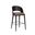 Dezirae Barstool In Cognac and Black
