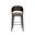 Dezirae Barstool In Cognac and Black