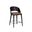 Dezirae Counter Stool In Cognac and Black