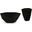 Diamante Occasional Table Set In Black