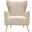 Diamond Sofa Ava Sand Linen Fabric Chair