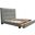 Diamond Sofa Beverly Grey Fabric King Bed with Footboard Storage