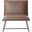 Diamond Sofa Jordan Chocolate Armless Accent Chair
