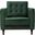 Diamond Sofa Juniper Hunter Green Tufted Chair