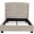 Diamond Sofa Majestic Light Tan Fabric King Bed