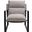 Diamond Sofa Miller Sling Accent Chair in Grey Fabric