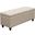 Diamond Sofa Park Ave Grey Fabric Lift Top Storage Bench