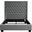 Diamond Sofa Park Ave Grey Linen King Bed