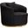 Diamond Sofa Raven Black Suede Velvet Chair