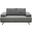 Diamond Sofa Russo Grey Fabric Loveseat