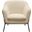 Diamond Sofa Status Cream Fabric Accent Chair