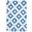 Diamond Tufted Bath Mat Set of 2 in Blue