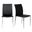 Diana Stacking Side Chair Set of 2 In Black