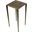 Sheridan Noah Iron Side Table In Antique Brass