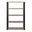Dillon 40 Inch Shelving Unit In Walnut and Matte Black