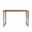 Dillon 47 Inch Desk In Walnut and Brushed Stainless Steel