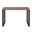 Dillon 47 Inch Desk In Walnut and Matte Black