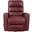 Dimitri Swivel Glider Reclining Chair In Red