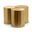 Dimple 3 Piece Coffee Table In Gold