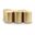 Dimple 6 Piece Coffee Table In Gold