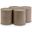 Dimple 4 Piece Coffee Table In Taupe
