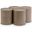 Dimple 4 Piece Coffee Table In Taupe