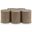 Dimple 5 Piece Coffee Table In Taupe