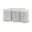 Dimple 5 Piece Coffee Table In White