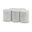 Dimple 5 Piece Coffee Table In White