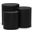 Dimple 3 Piece End Table In Black