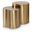 Dimple 2 Piece End Table In Gold