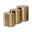 Dimple 3 Piece End Table In Gold