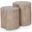 Dimple 2 Piece End Table In Taupe