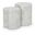 Dimple 2 Piece End Table In White