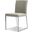 Din. Chair Tate Wheat Leather 2/Box, Brushed Ss
