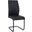 Dining Chair Set Of 2 In Black Leather Look I 1123