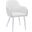 Dining Chair Set Of 2 In White Leather Look I 1190