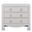 Dion Gray and Gold 3 Drawer Chest