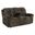Dionysus Manual Reclining Loveseat with Console In Brown