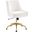 Discern Performance Velvet Office Chair In White EEI-5080-WHI