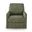 Dishford Swivel Accent Chair In Evergreen