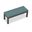 District 2-Seater Dining Bench In Cast Lagoon and Slate