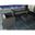 District 3 Piece Sofa Set In Canvas Charcoal and Slate