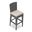District Bar Chair In Canvas Flax and Slate