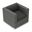 District Club Chair In Canvas Charcoal and Slate