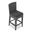 District Counter Height Chair In Canvas Charcoal and Slate
